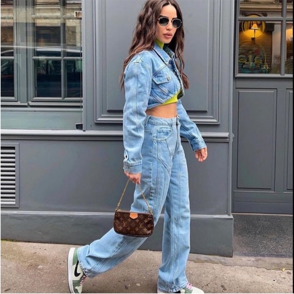 ZARA Straight Leg Jeans. - Picture 5 of 9